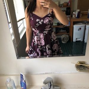 charlotte russe floral mini dress